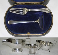 Lot 492 - A George VI sauce boat, by Cooper Bros. & Sons...