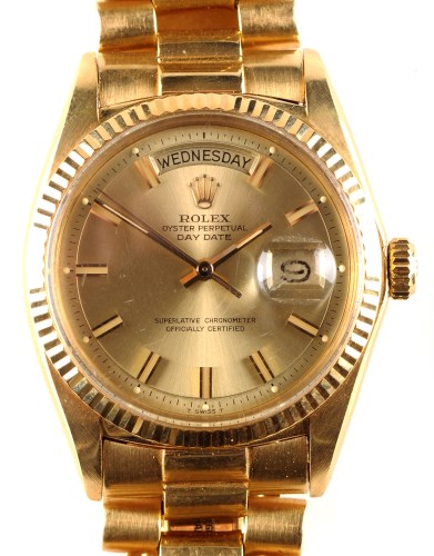 Lot 702 - A gentleman's Rolex Oyster Perpetual day-date...
