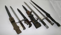 Lot 1050 - A Russian knife bayonet for an AK-47, 8in....