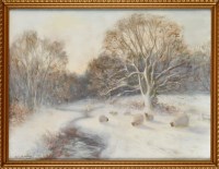 Lot 98 - David Thomas Robertson (1879-1952) A WINTER...