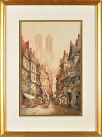 Lot 130 - Charles James Keats (19th Century) ''RHEIMS'' -...