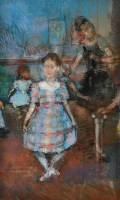 Lot 163 - Andrew MacClaren (1941-) ''DANCING CLASS''...