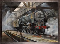 Lot 174 - Ivan Lindsay (20th Century) THE LOCOMOTIVE...