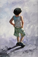 Lot 176 - Keith Proctor (Contemporary) ''PULL 'EM UP SON'...