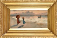 Lot 196 - E*** Mackey (19th Century) ''THE FISHERMAN'S...