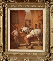 Lot 205 - John R*** Townsend, FRSA (1930-) BLACKSMITHS...