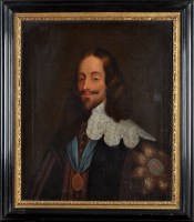 Lot 212 - English School A PORTRAIT OF KING CHARLES I...