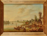 Lot 261 - Continental School A NORTHERN EUROPEAN PORT...