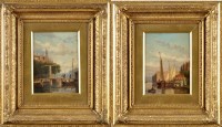 Lot 263 - 19th Century Continental School DUTCH CANAL...