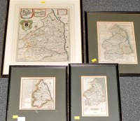 Lot 270 - Richard Blome (1635-1705) ''A MAP OF YE...