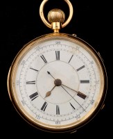 Lot 726 - A gentleman's 18ct. gold crown wind...