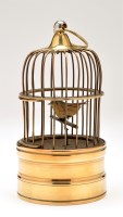 Lot 1001 - A 20th Century bird cage musical automaton,...