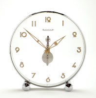Lot 1086 - Jaeger le Coultre: a mid 20th Century chromed...