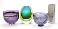 Lot 9 - Jane Charles: a glass posy vase, 'Tidal' or...