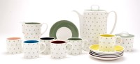 Lot 37 - Susie Cooper: a harlequin 'Starburst' pattern...