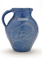 Lot 40 - Susie Cooper: a 'leaping deer' pattern jug,...