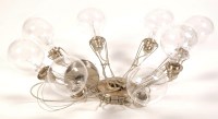 Lot 84 - A Lumina matrix dopier suspension light, after...