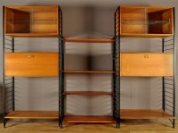 Lot 94 - Staples Ladderax: two tall units, each with...