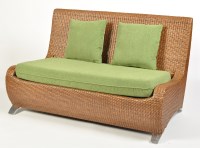 Lot 118 - A 'Celestia' split two-seater sofa and...