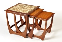 Lot 135 - G Plan: a nest of three 1970's teak occasional...