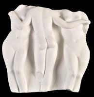 Lot 161 - Two 20th Century painted terracotta figures,...