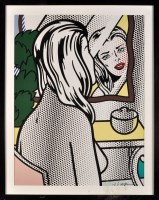 Lot 197 - After Roy Lichtenstein GIRL IN THE MIRROR with...