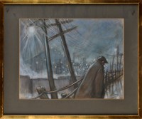 Lot 293 - Norman Stansfield Cornish ''THE PIT ROAD EARLY...