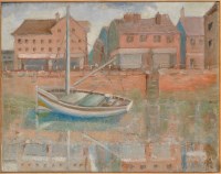 Lot 446 - In the style of Frederick Gore A SAILING BOAT...