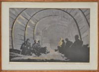 Lot 455 - Robert J*** Heslop ''MINERS AT THE SET DOWN''...