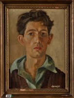 Lot 468 - Norman Stansfield Cornish ''SELF PORTRAIT''...