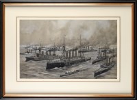 Lot 114 - Norman Wilkinson, ROI, RSMA (1878-1971)...