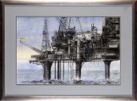 Lot 154 - Tom Dack (b.1933-) ''BURNING OFF THE GASSES:...