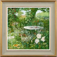 Lot 193 - Keith Dunkley, RBA, RWS (1942-) ''A BOWL OF...