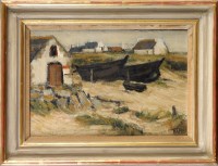 Lot 201 - Ginette Rapp (French 1928-1998) ''PORT DU LOCH,...