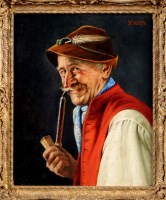 Lot 217 - Franz Xavier Wolfle (German 1887-1972) ''THE...