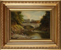 Lot 240 - Thomson Laing (1890-1904) AN ANGLER BY A STONE...