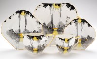 Lot 325 - A Shelley ''Sunset and Trees'' part tea...