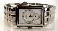 Lot 603 - Rotary Elite: a lady's steel cased wristwatch,...