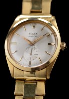 Lot 625 - Rolex Oyster Veriflat: a gentleman's 18ct....