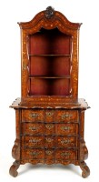 Lot 1171 - A late 18th Century Dutch floral marquetry...