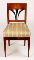 Lot 1194 - A 19th Century German Biedermeier dining chair,...