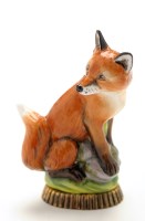 Lot 112 - Halcyon Days Fox seal, naturalistically...