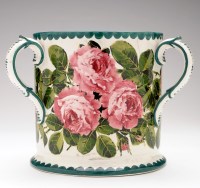 Lot 270 - Wemyss cylindrical tyg, painted with pink...