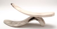 Lot 6 - Antonia Salmon: table ornament, matt and...