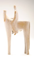Lot 9 - Artist Unknown, abstract horse and rider,...