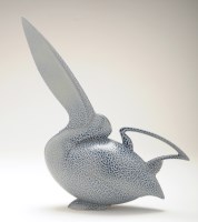Lot 20 - Anthony Theakston: Pelican jug, signed to base,...
