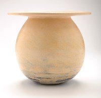 Lot 26 - Artist Unknown: vase, stoneware with blue and...