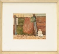 Lot 133 - Charles Bartlett ''BREAKWATER WITH FIGURE''...