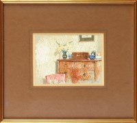 Lot 137 - Jaqueline L*** Rizvi ''INTERIOR AND THE WALNUT...