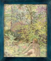 Lot 138 - 20th Century British School A FEMALE NUDE IN A...